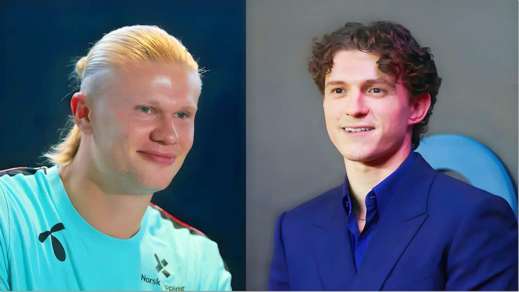 Haaland acepta cenar con Tom Holland tras anécdota viral