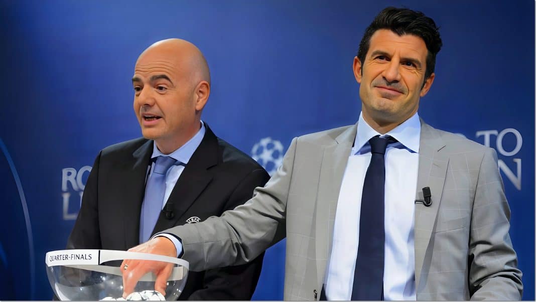 Figo pide la renuncia de Infantino a la FIFA