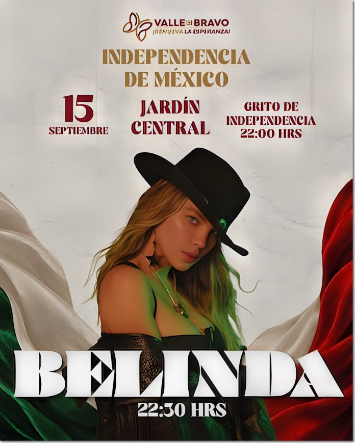 portada-editorial Belinda dará concierto gratis por el 15 de septiembre